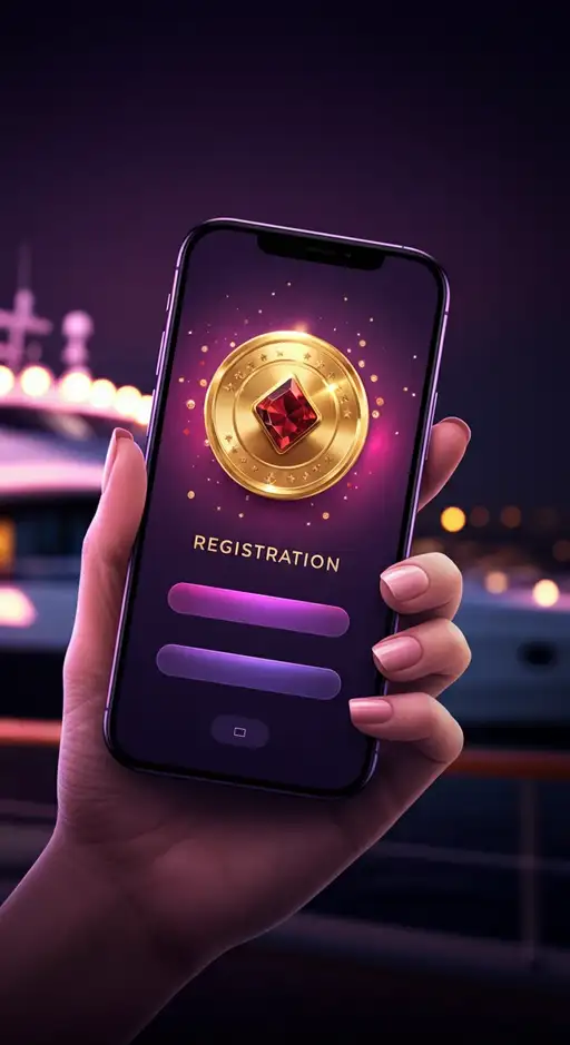 Een voorbeeld van het registratieformulier van Casino Trueluck met velden voor persoonlijke gegevens en accountinformatie, symboliserend het snelle aanmeldproces.